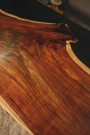 Live Edge Epoxy Coffee Table - A Fusion of Nature and Artistry