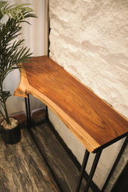 Live Edge Console Table