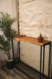 Live Edge Console Table