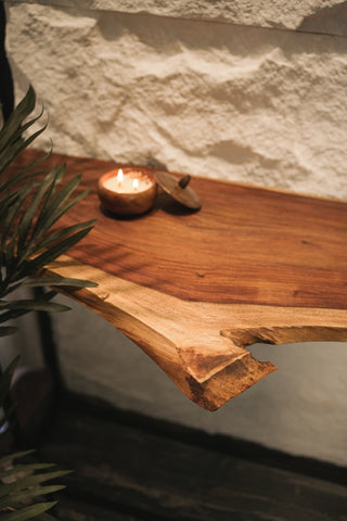 Live Edge Console Table